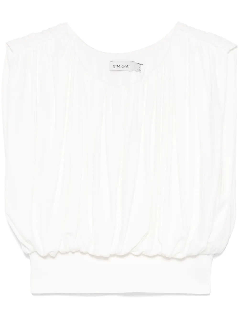 Simkhai Allegra crop top - White