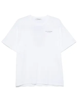 Tシャツ・カットソー PHILOSOPHY DI LORENZO SERAFINI Ivory polyester blend shirt Philosophy Di Lorenzo Serafini logo-print Cotton T-shirt