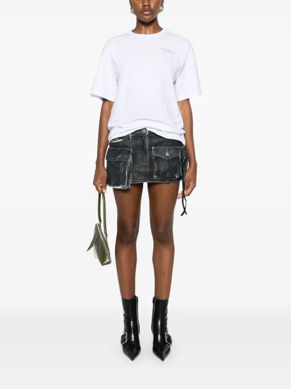 Tシャツ・カットソー PHILOSOPHY DI LORENZO SERAFINI Woman T-Shirt White 07040744 Philosophy Di Lorenzo Serafini graphic-print T-shirt | White