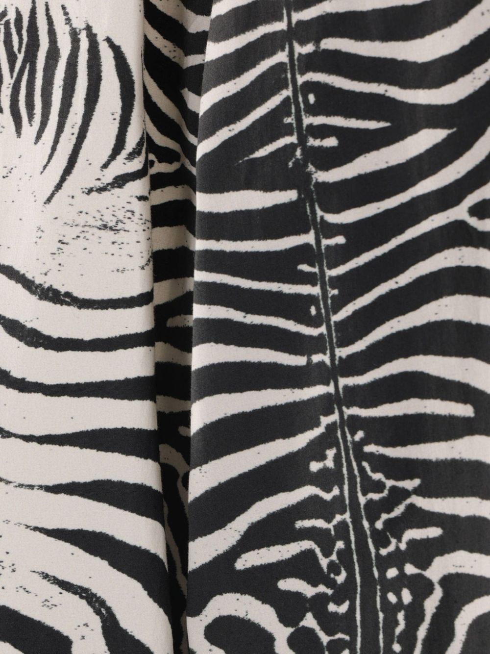 Roberto Cavalli Blousejurk met zebraprint Wit