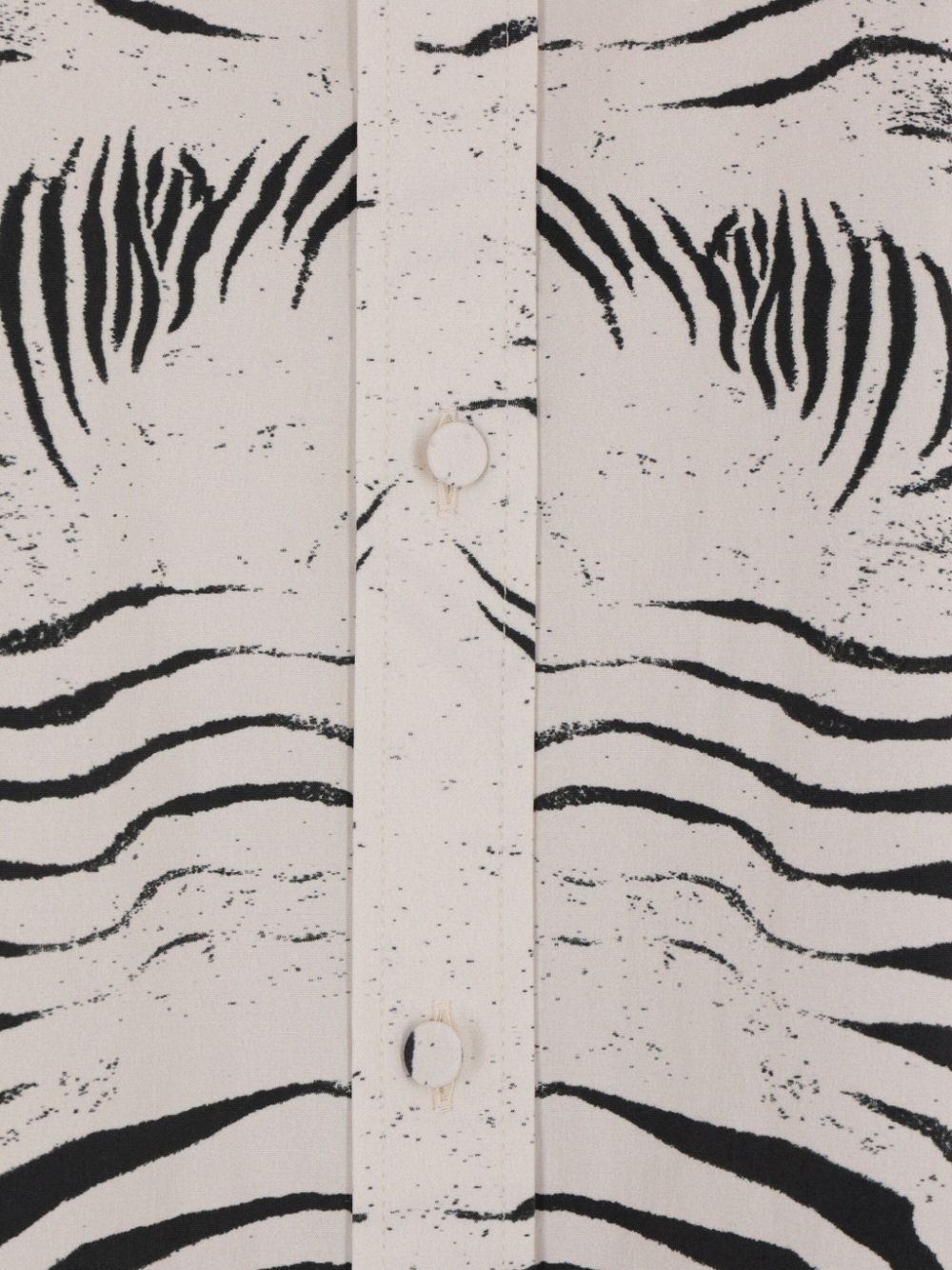 Roberto Cavalli Blousejurk met zebraprint Wit