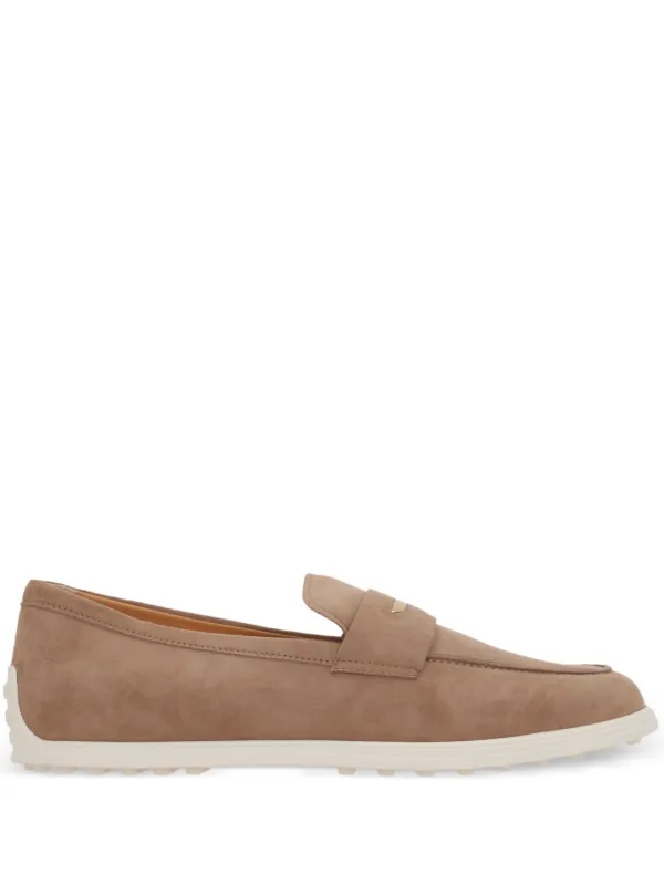 TOD'S ブラウン スエード ローファー Tod's スエード ローファー | ブラウン | FARFETCH JP