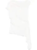 Simkhai pleat-detailed top - White