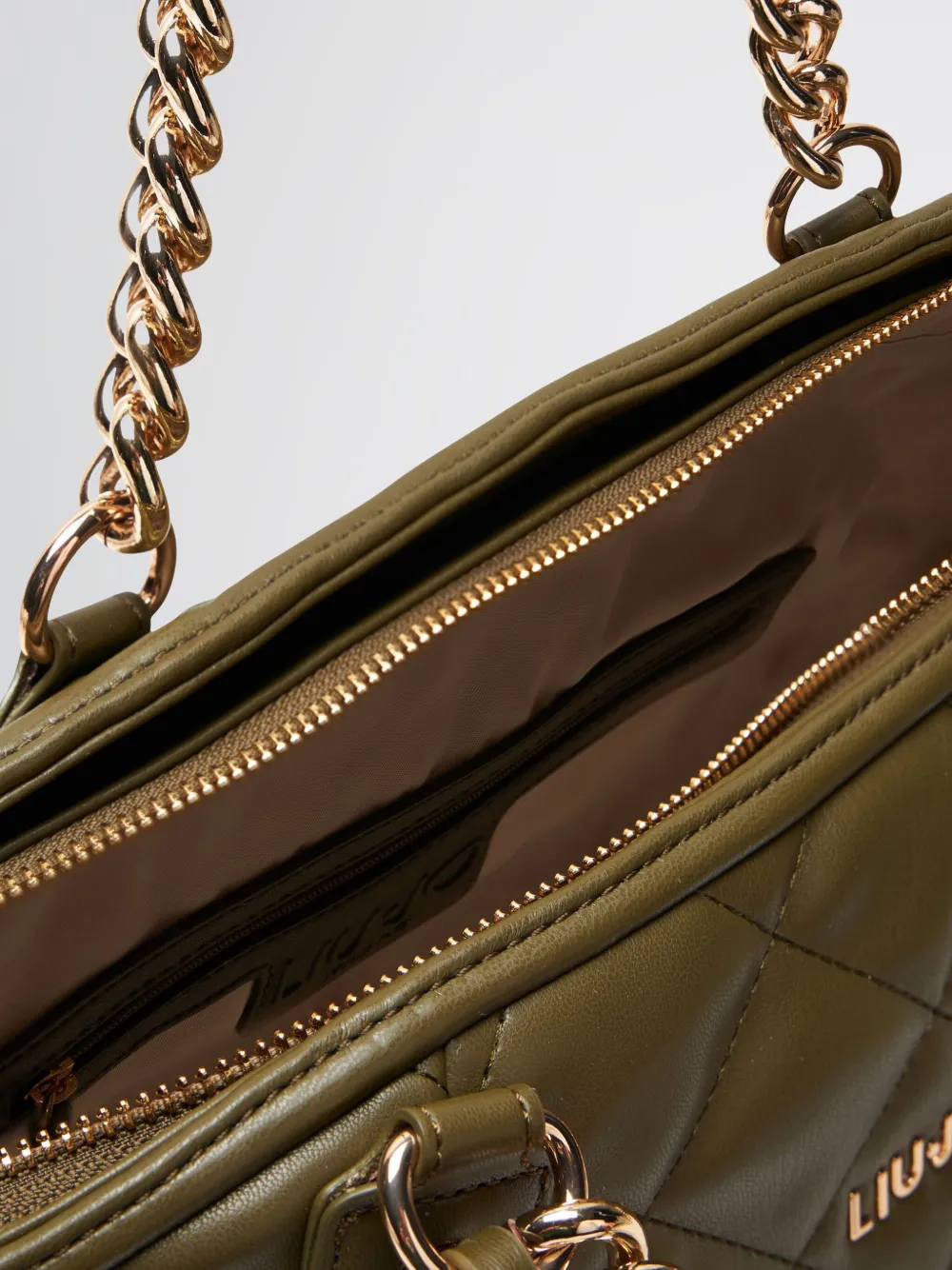 LIU JO Gewatteerde shopper Groen
