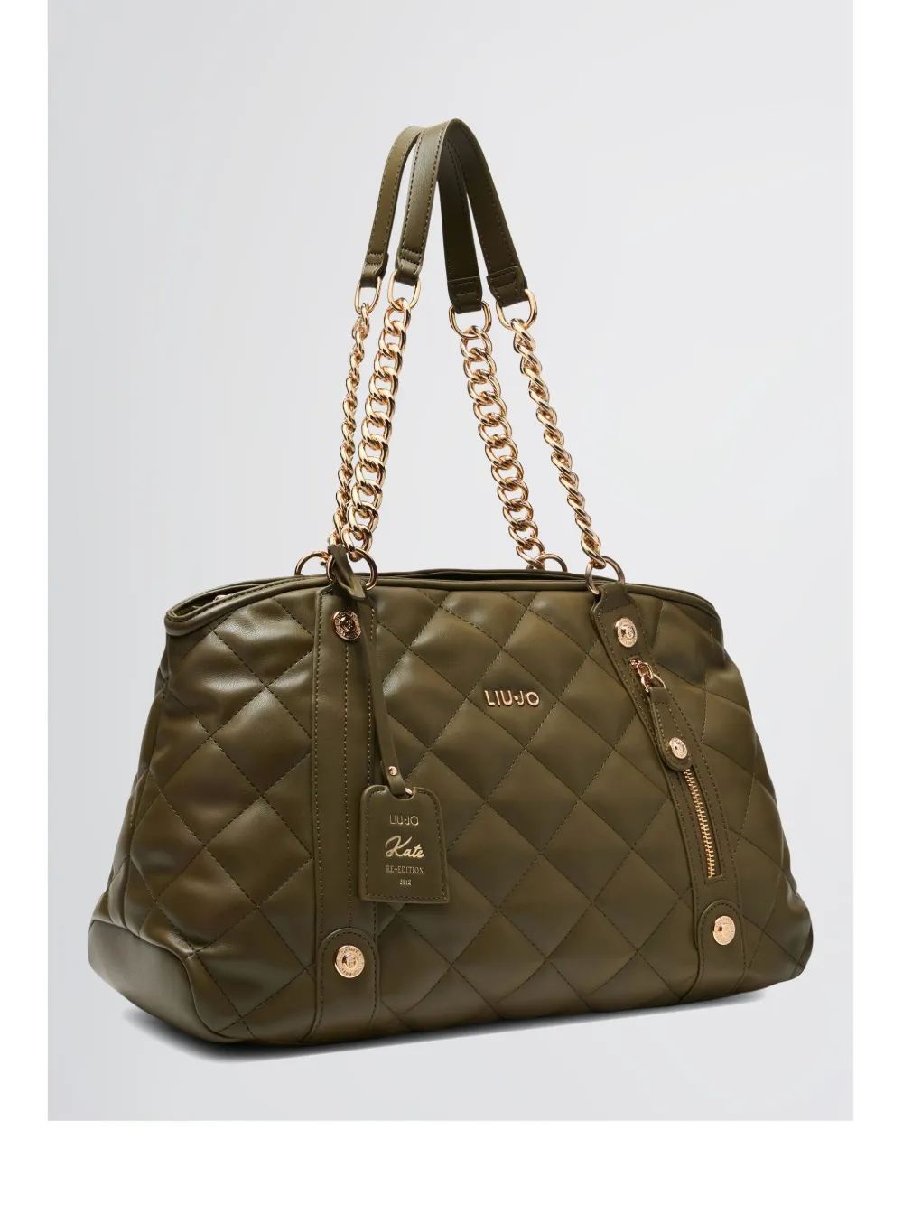 LIU JO Gewatteerde shopper Groen