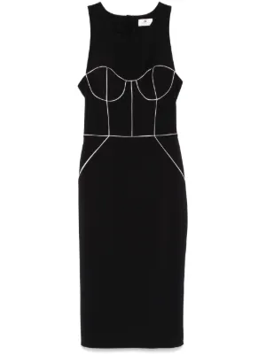 Blumarine ジャージードレス | ブラック | FARFETCH JP