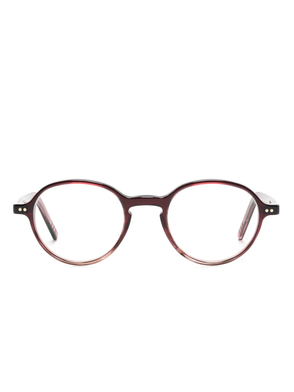 Lunor round-frame glasses | Red | Image 1