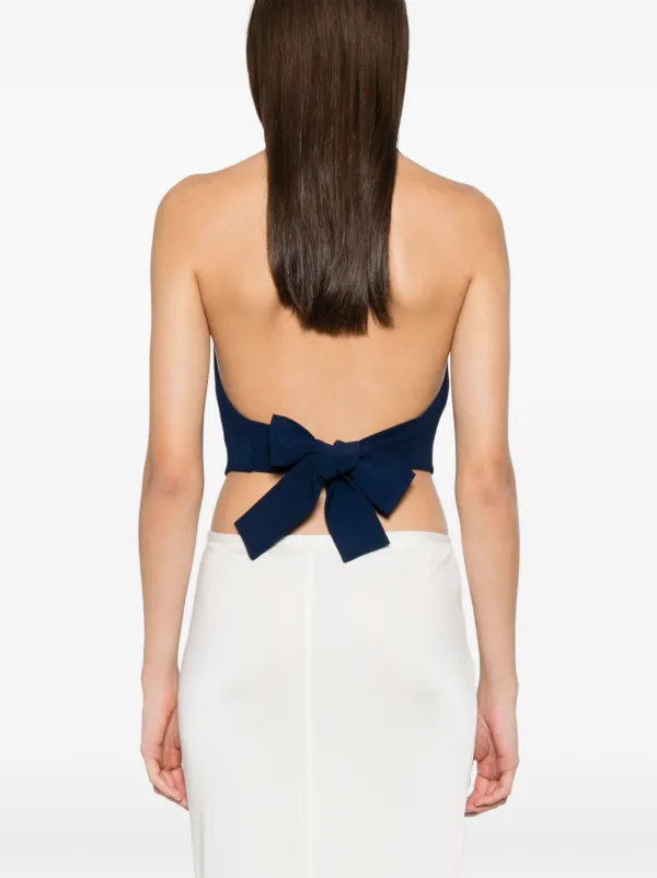 VIP【関税送料無料】希少 ELISABETTA FRANCHI NAVY BLUE SKIRT Elisabetta Franchi V-neck Waistcoat | Blue | FARFETCH