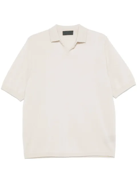 Iris Von Arnim playera tipo polo tejida