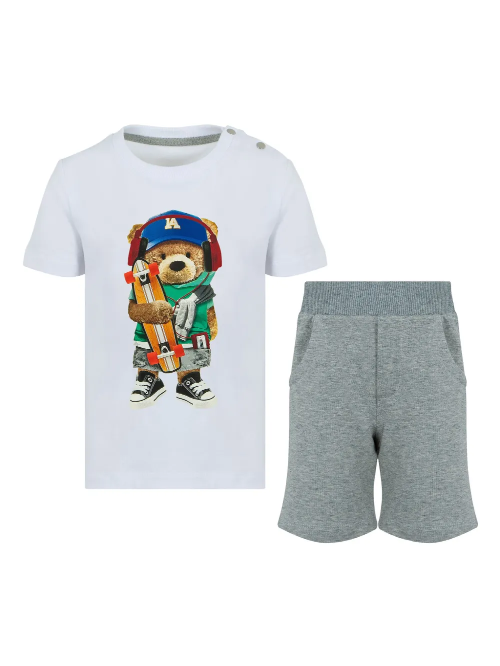 Lapin House printed trousers set | Grey | Image 1