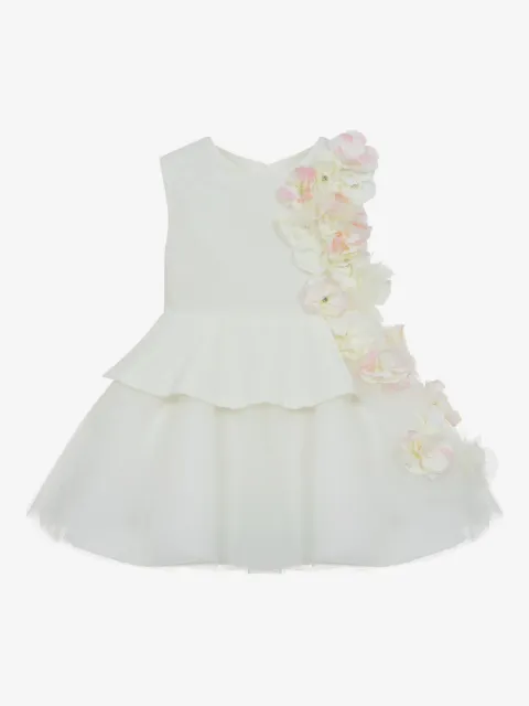 Lapin House Kleid mit Blumenapplikation