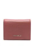 Coccinelle small Metallic Soft wallet - Pink