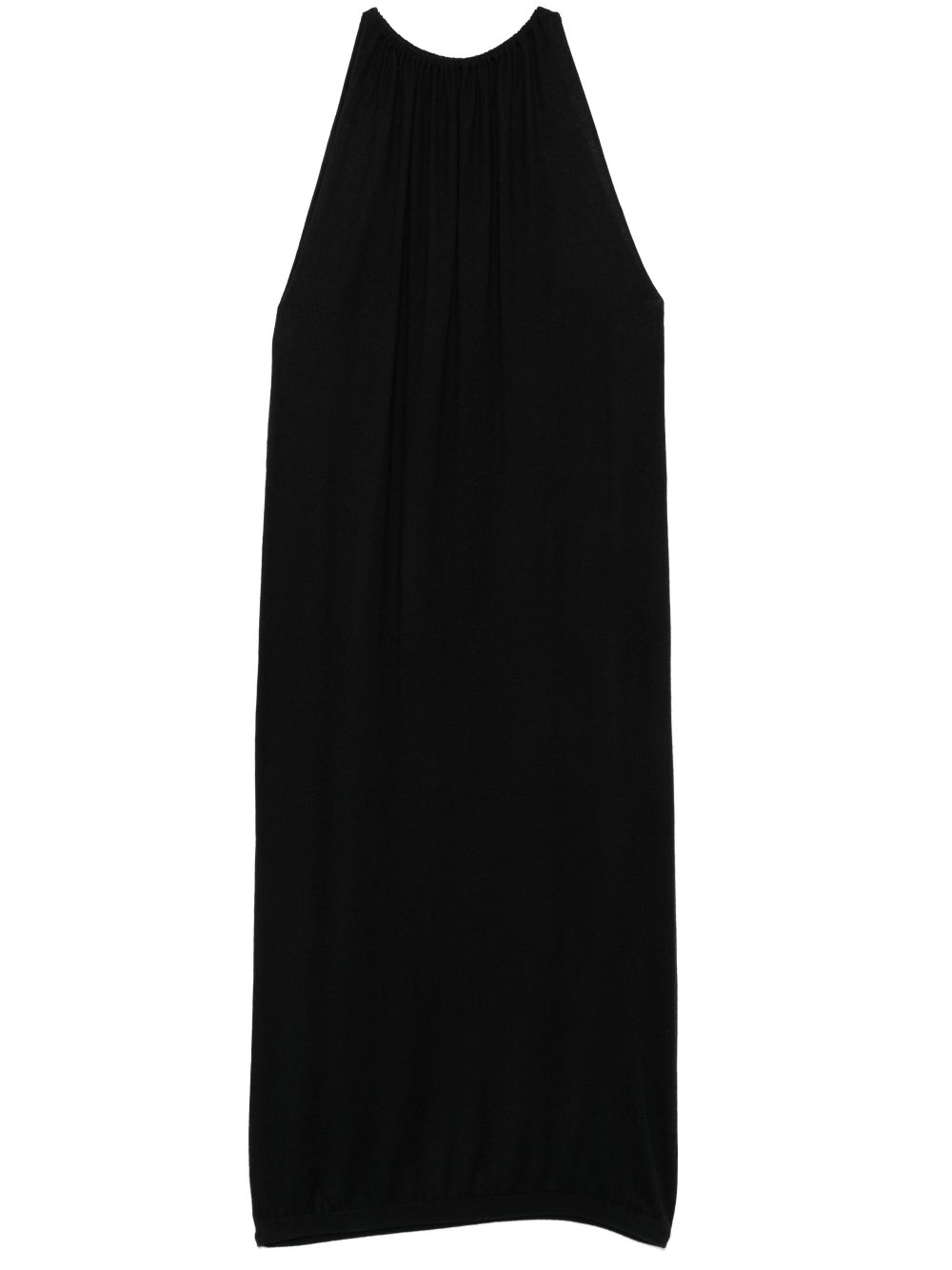 Frenckenberger draped midi dress - Black