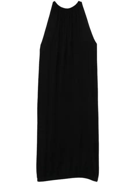 Frenckenberger vestido midi con diseño drapeado