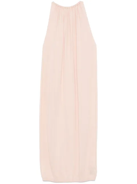 Frenckenberger vestido midi con diseño drapeado