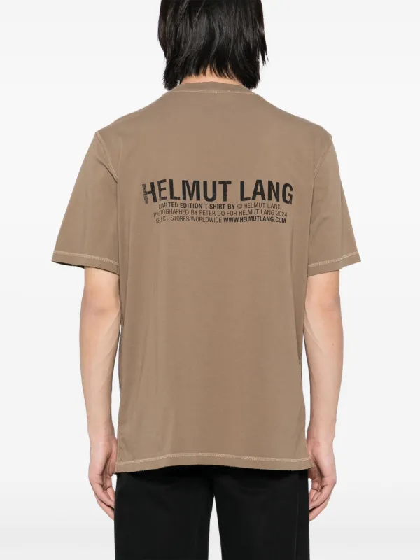 Helmut Lang Postcard T-shirt | Brown | FARFETCH
