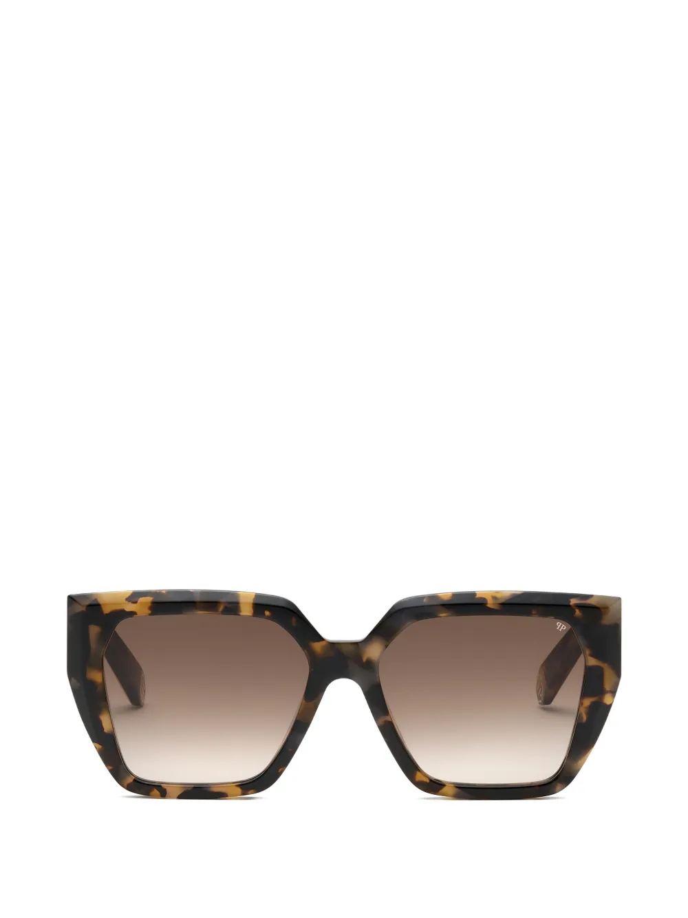 Philipp Plein Eyewear Capture Sonnenbrille in Schildpattoptik - Braun