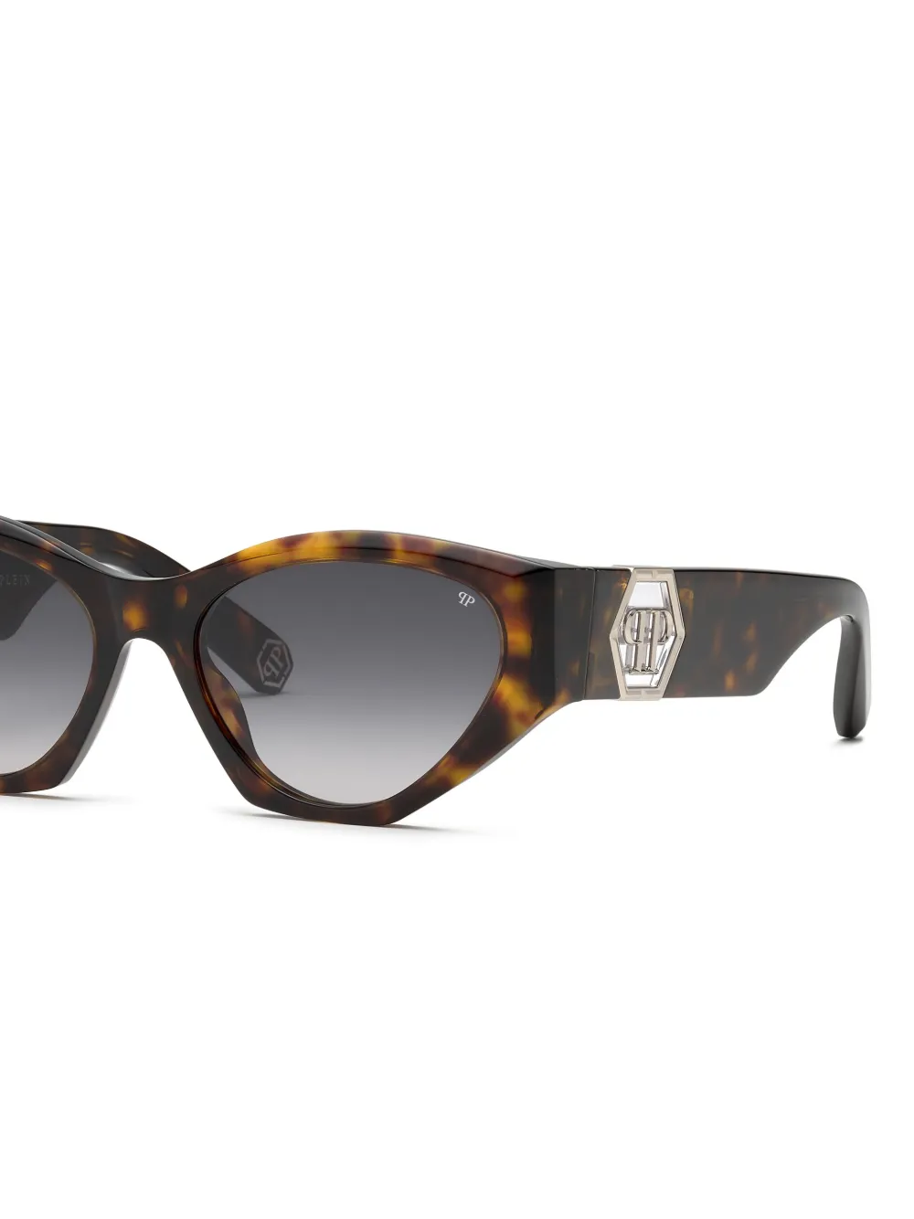 Philipp Plein Capture zonnebril Bruin
