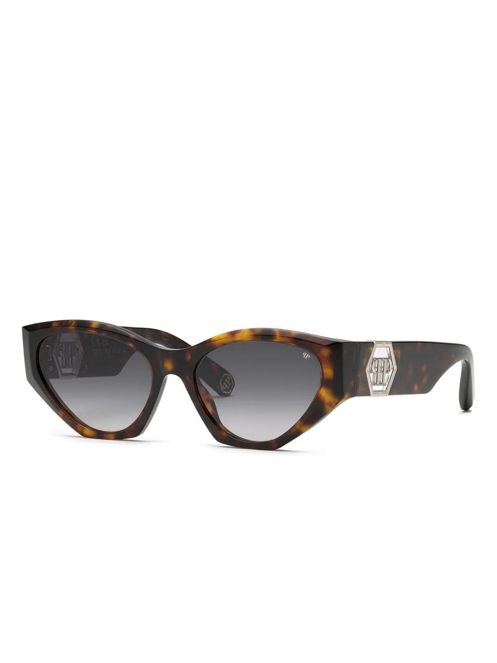 Philipp Plein Capture zonnebril Bruin