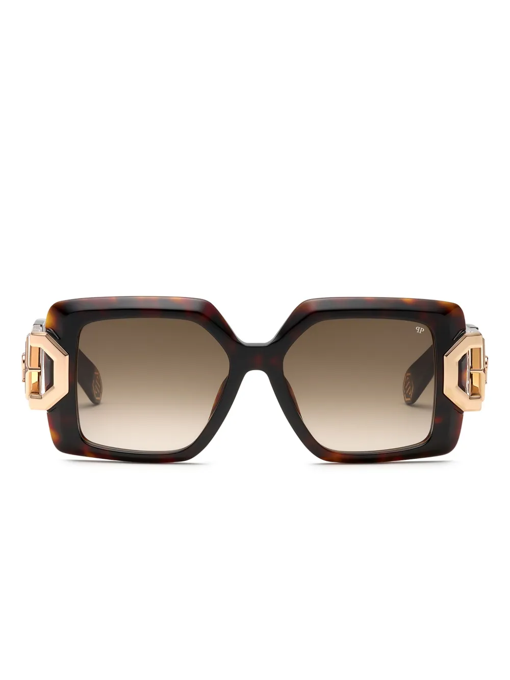 Philipp Plein Hera zonnebril Bruin