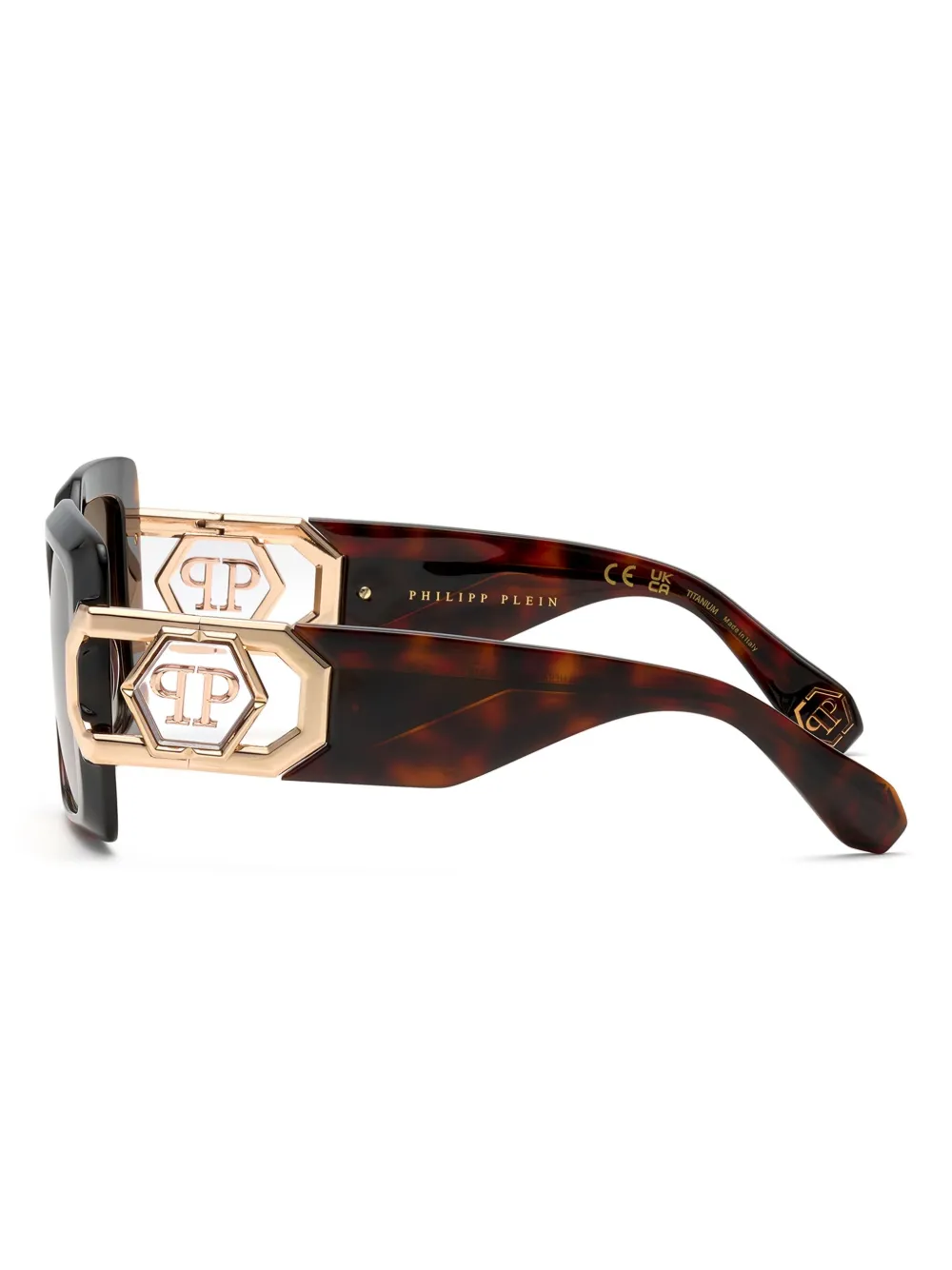 Philipp Plein Hera zonnebril Bruin
