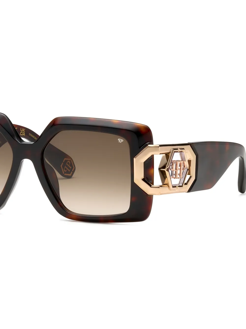 Philipp Plein Hera zonnebril Bruin
