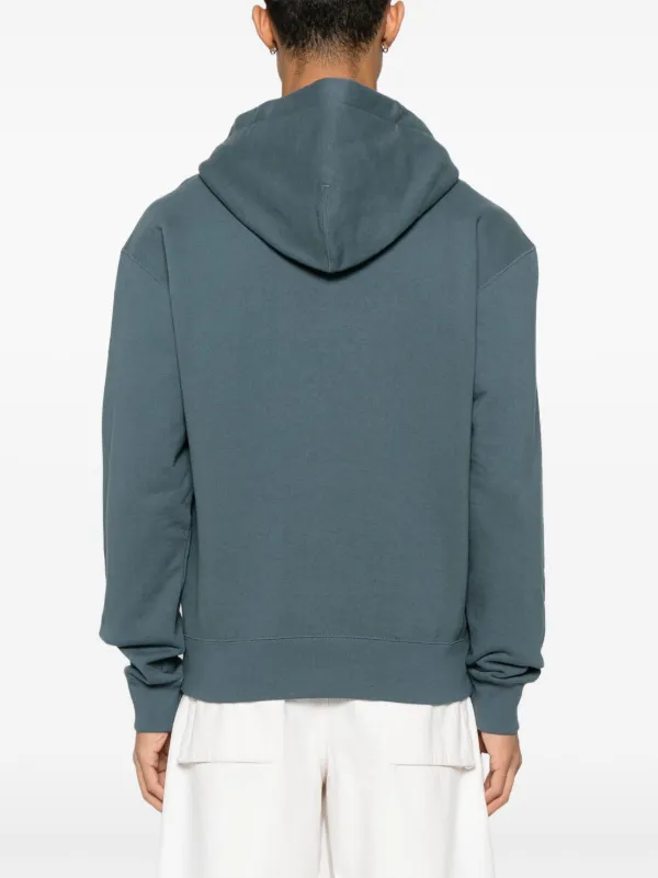 Jil Sander logo-patch Hoodie | Blue | FARFETCH