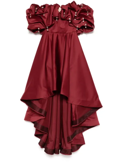 AAVVA off-shoulder puffy gown 