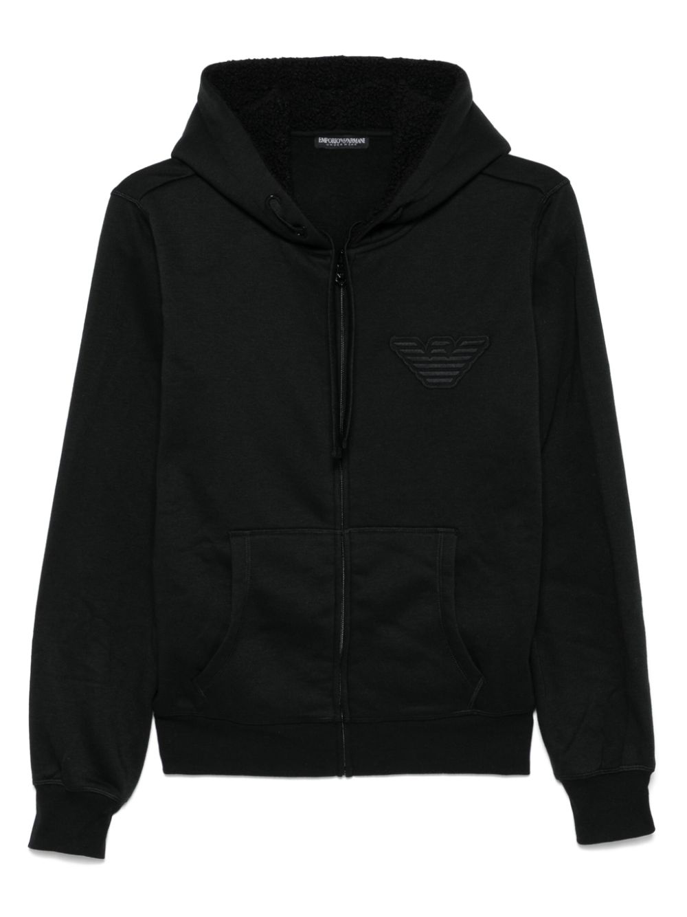 logo-patch hoodie