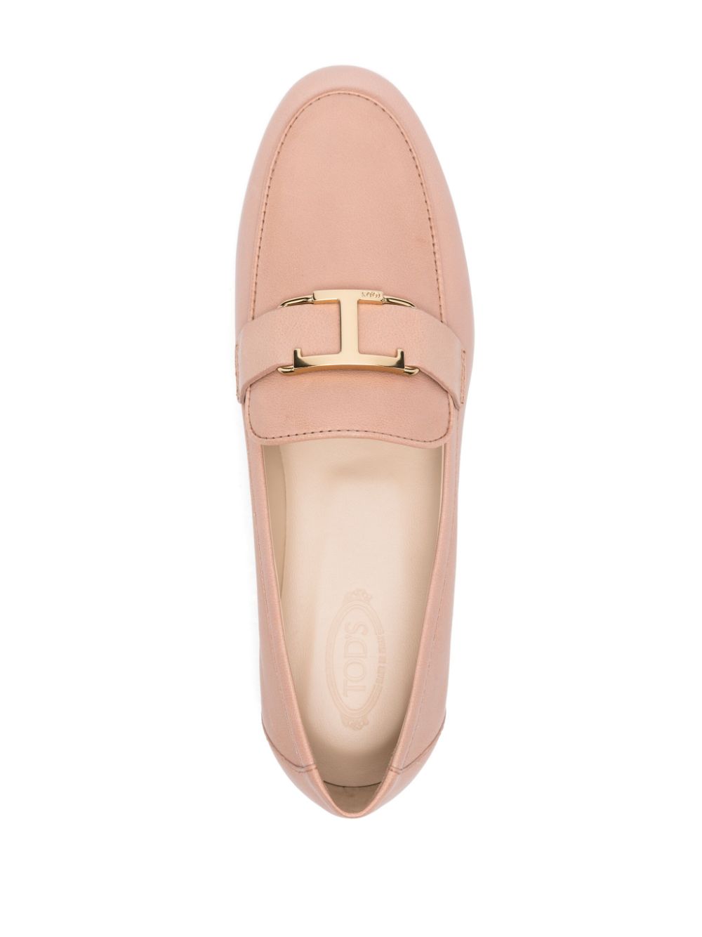 Tod's leather loafers Neutrals