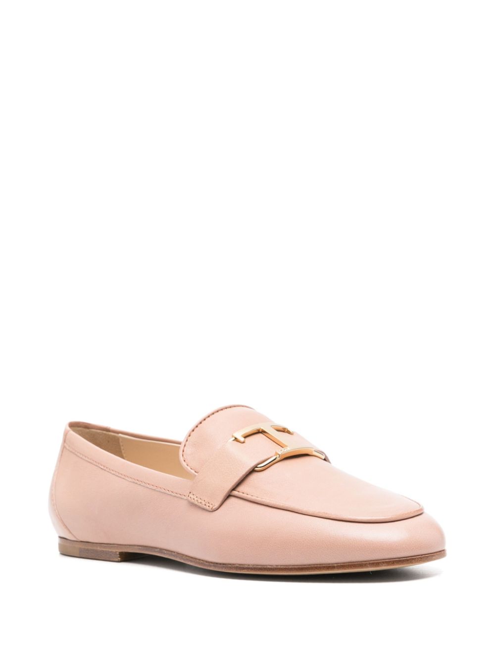 Tod's leather loafers - Beige