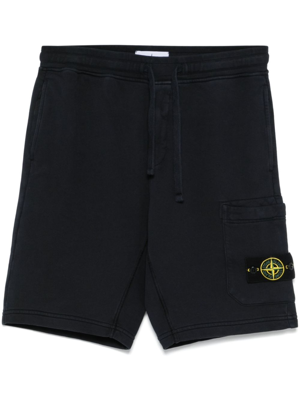 Stone Island Trainingsshorts met Compass-logopatch Blauw