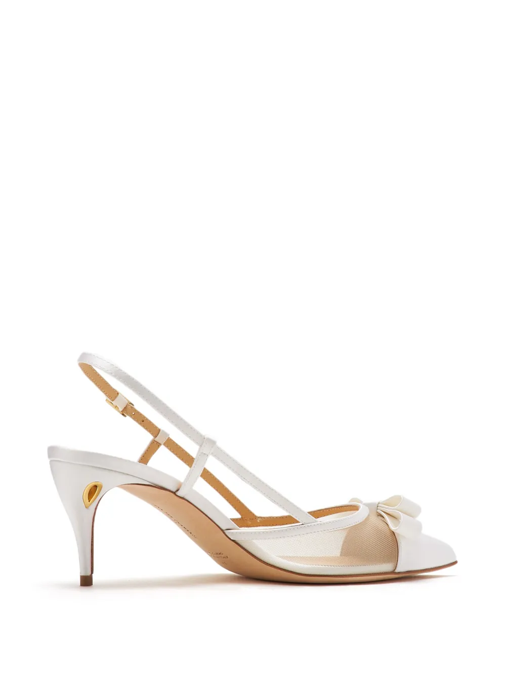 Jennifer Chamandi 65 mm Mario pumps Beige