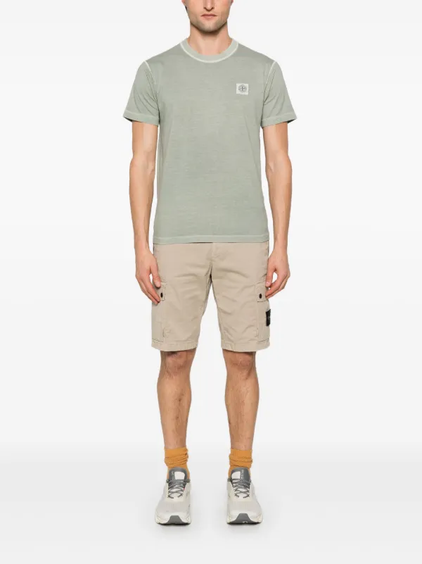 Stone Island コンパスバッジ ショートパンツ | ニュートラル 