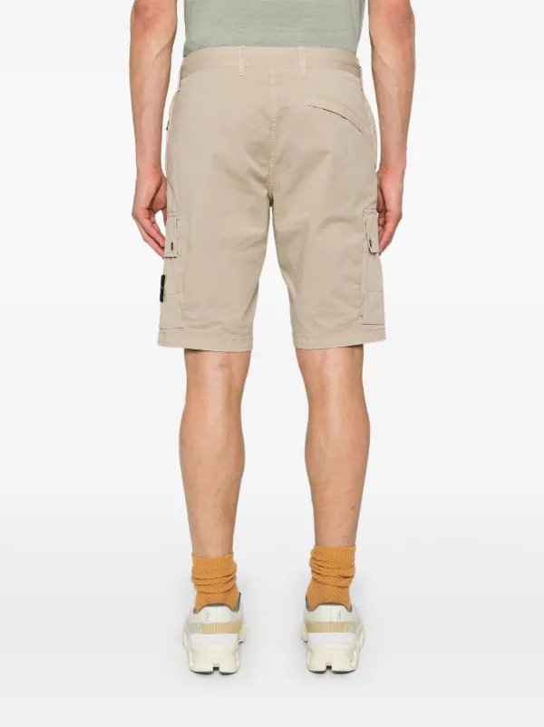 Stone Island コンパスバッジ ショートパンツ | ニュートラル 
