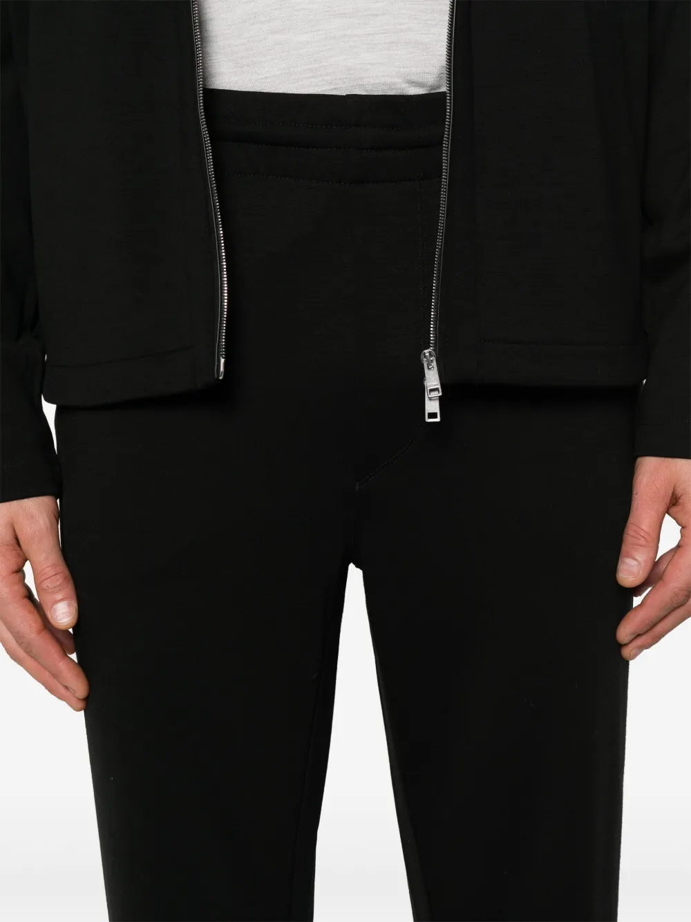 ZEGNA WOOL TRACK TROUSERS