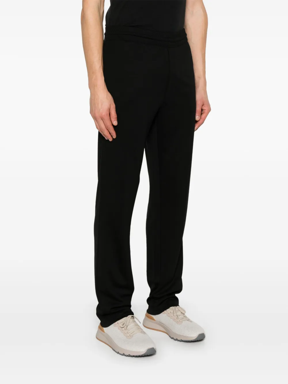 ZEGNA WOOL TRACK TROUSERS