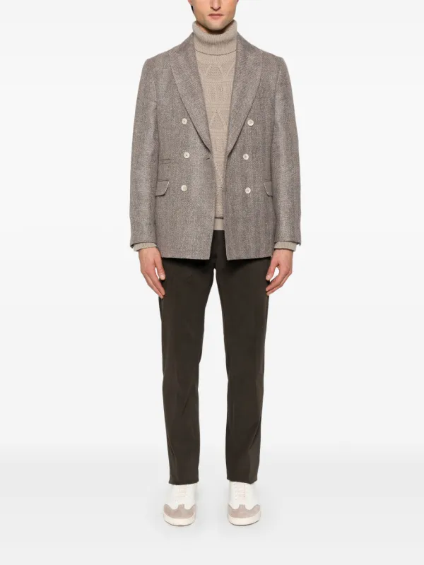 Zegna ウール セーター | ブラウン | FARFETCH JP