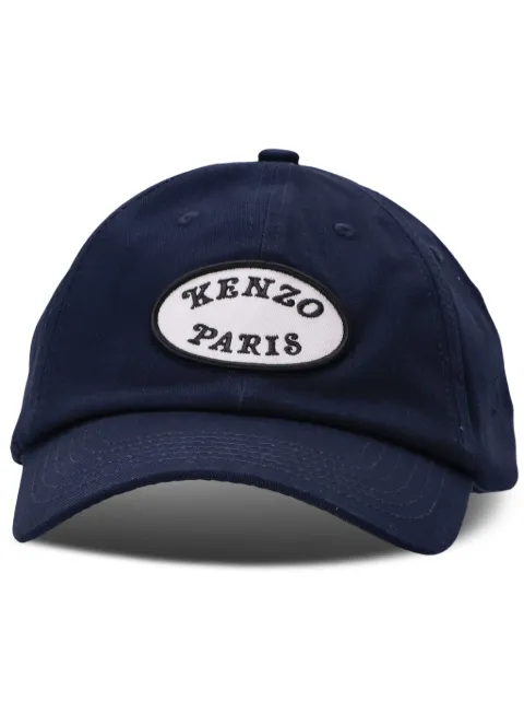 Kenzo logo-patch cap