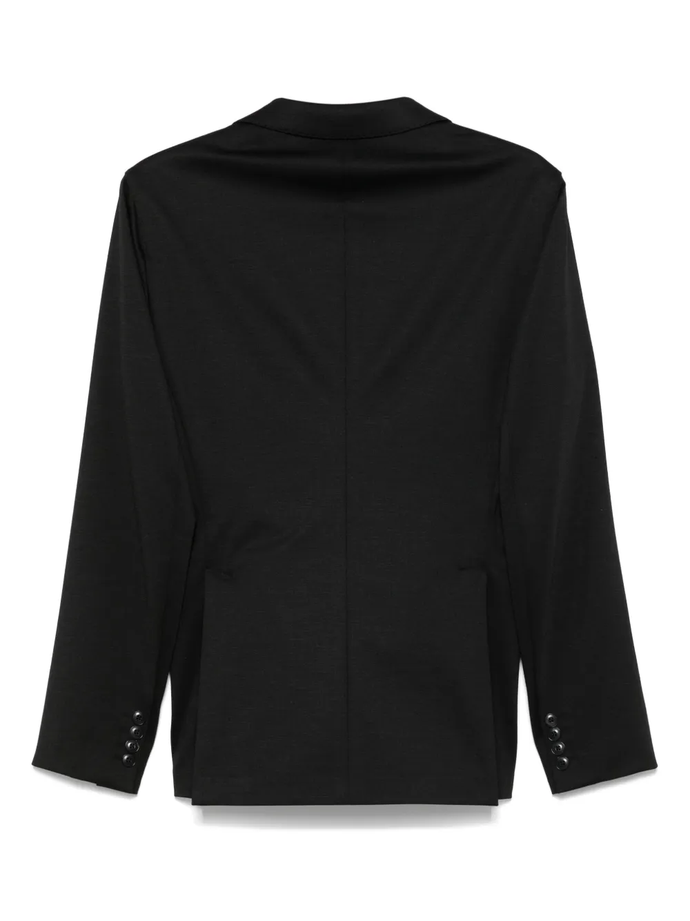 Emporio Armani Pak met gekerfde revers - Zwart