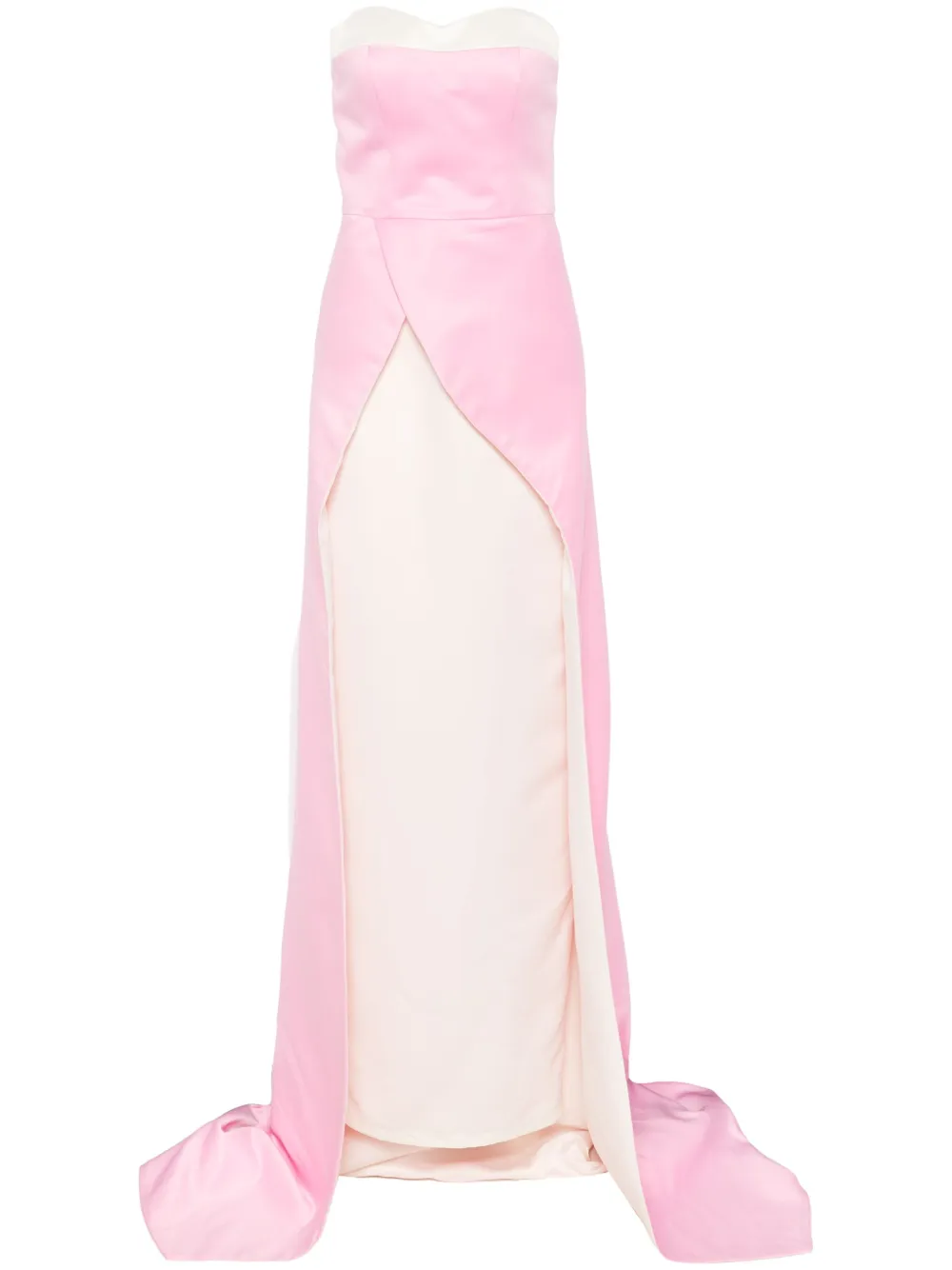 AAVVA two-tone strapless gown | Pink | Image 1