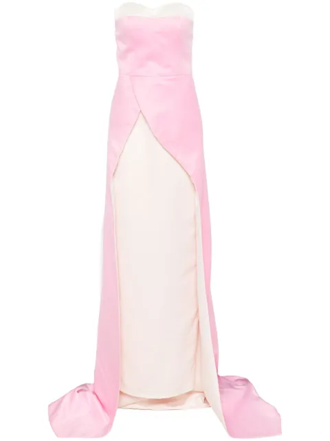 AAVVA two-tone strapless gown 