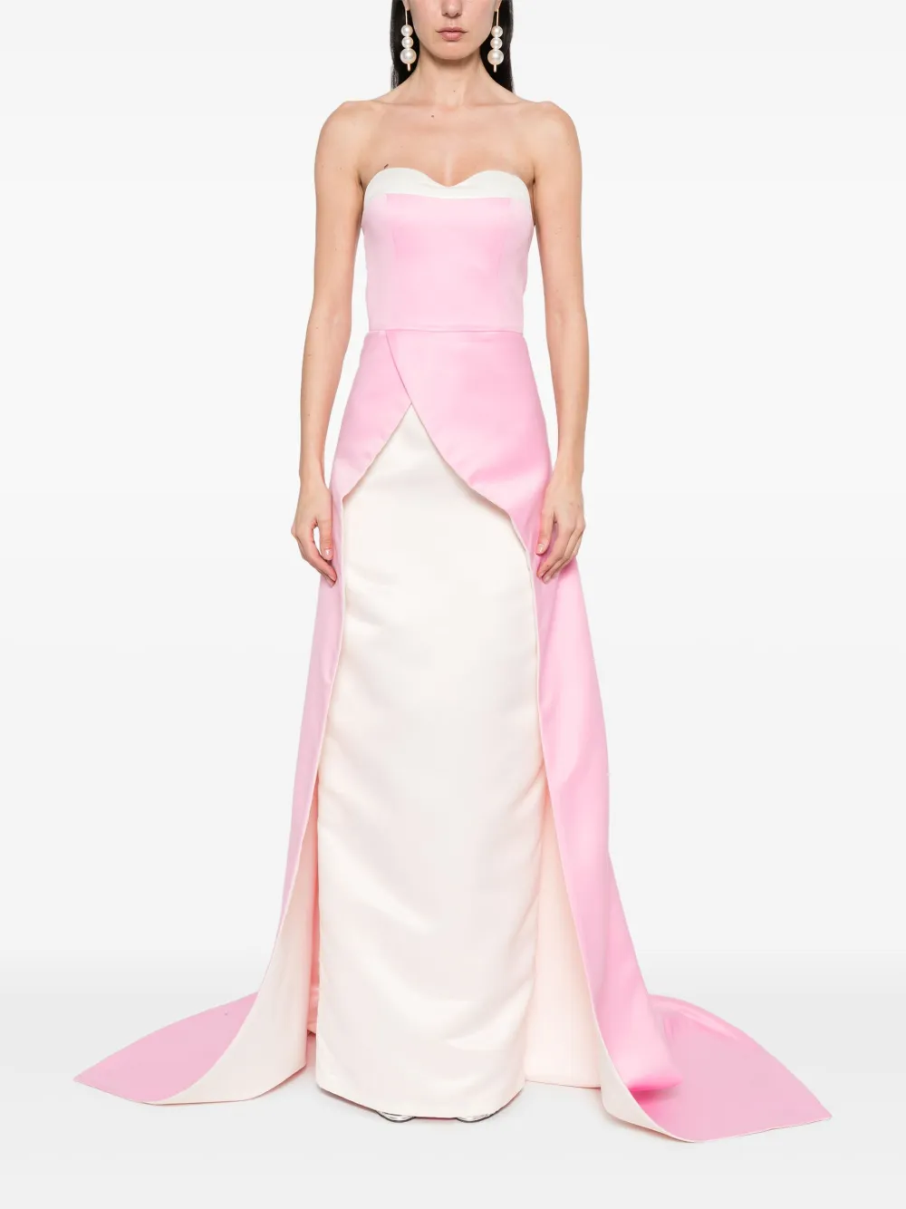 AAVVA Strapless avondjurk - Roze