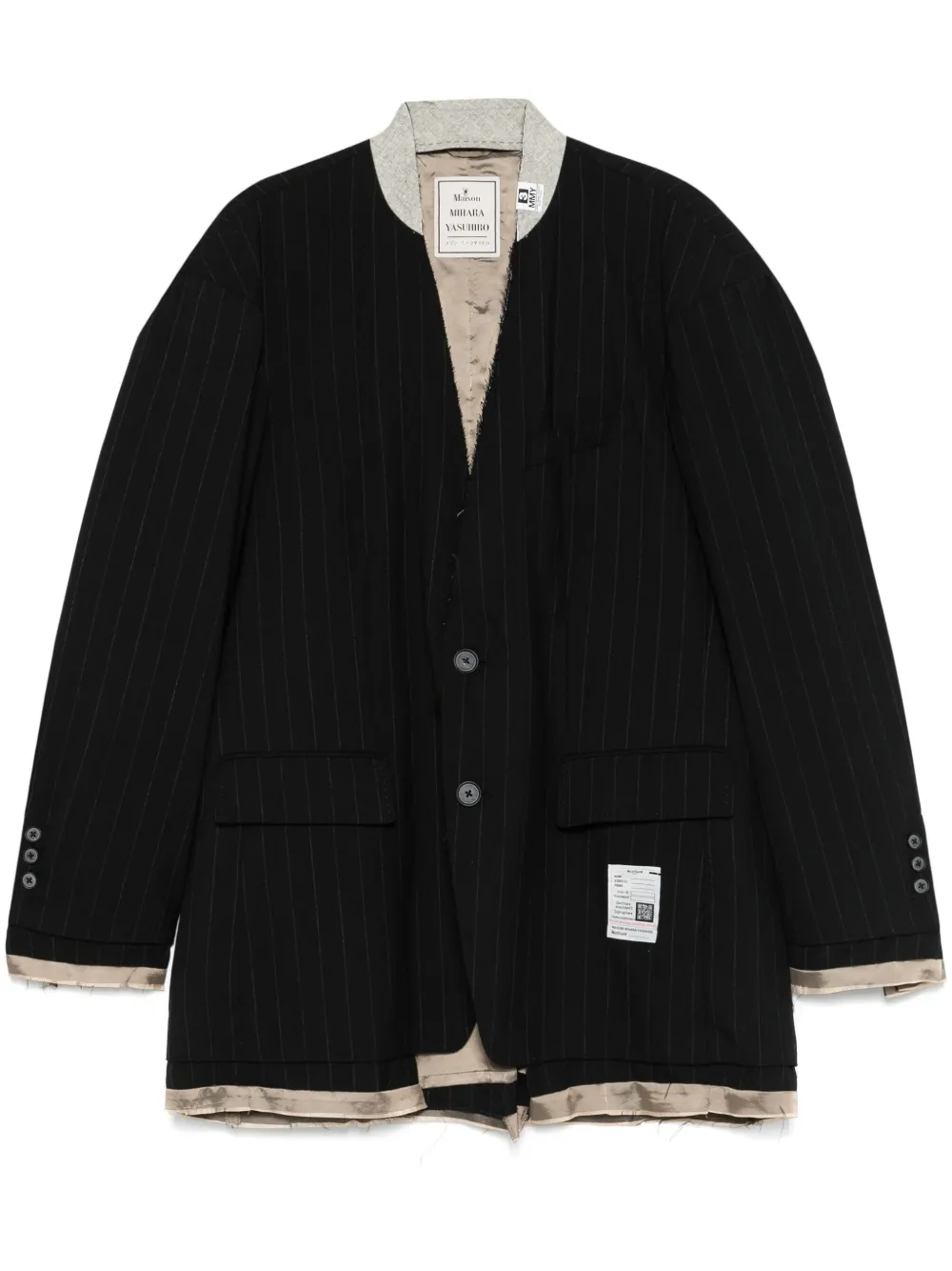 Maison MIHARA YASUHIRO wool blazer - Black