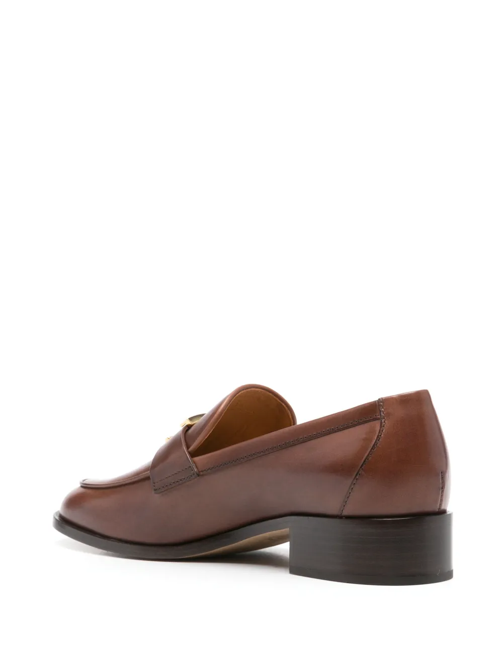 Tod's leather loafers Brown