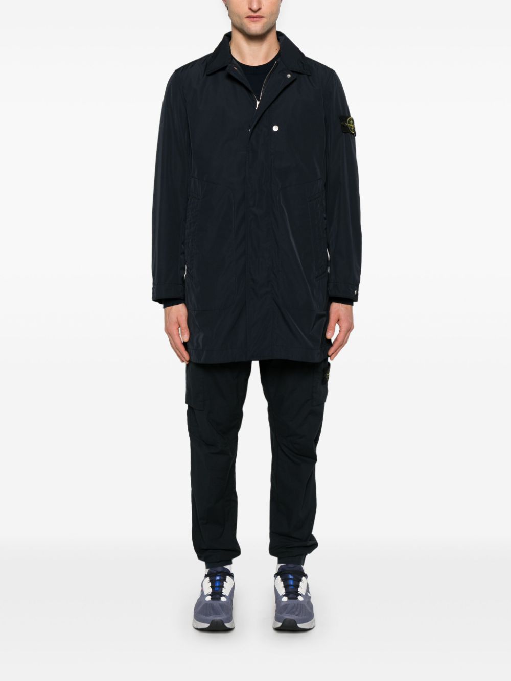 Stone Island Compass-badge parka - Blauw