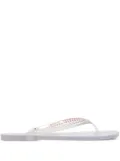 Christopher Esber Jo Crystal flip flops - White