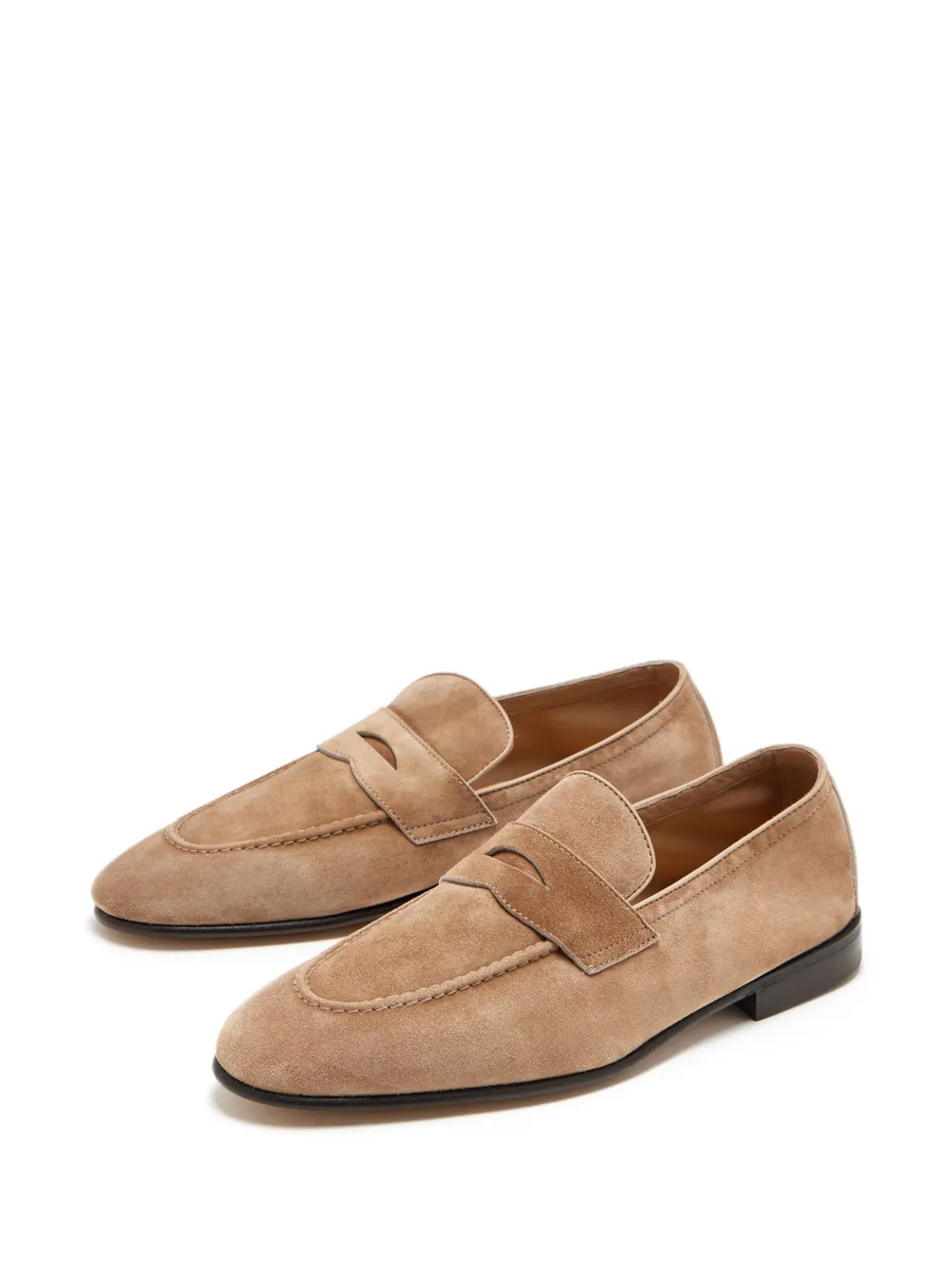 Brunello Cucinelli penny loafers Brown