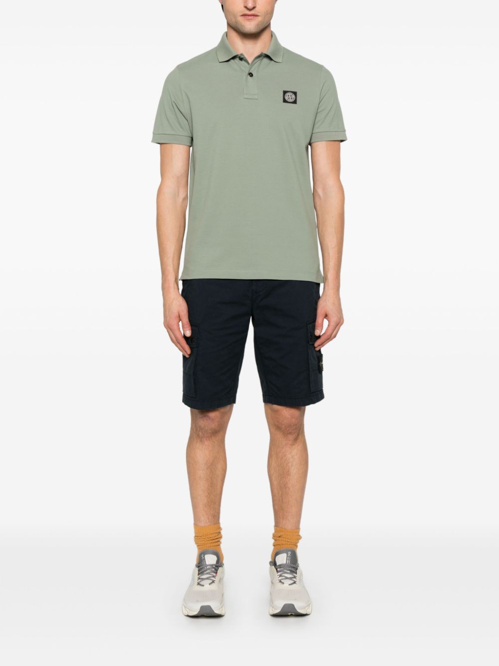 Stone Island Compass-badge shorts - Blauw