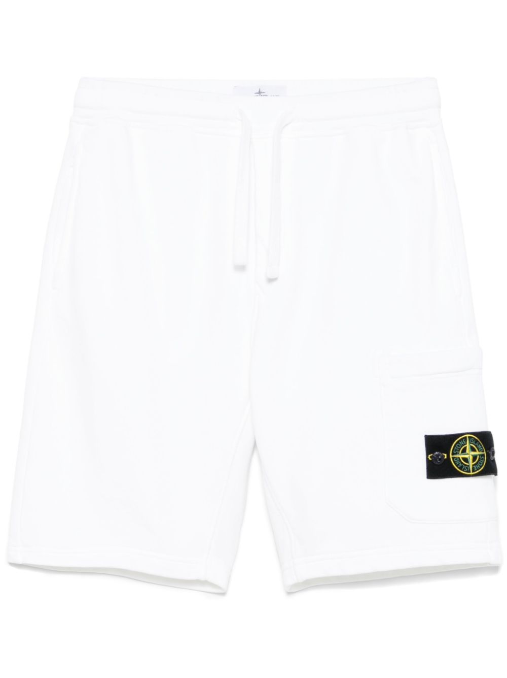 Stone Island Shorts met Compass-logopatch Wit